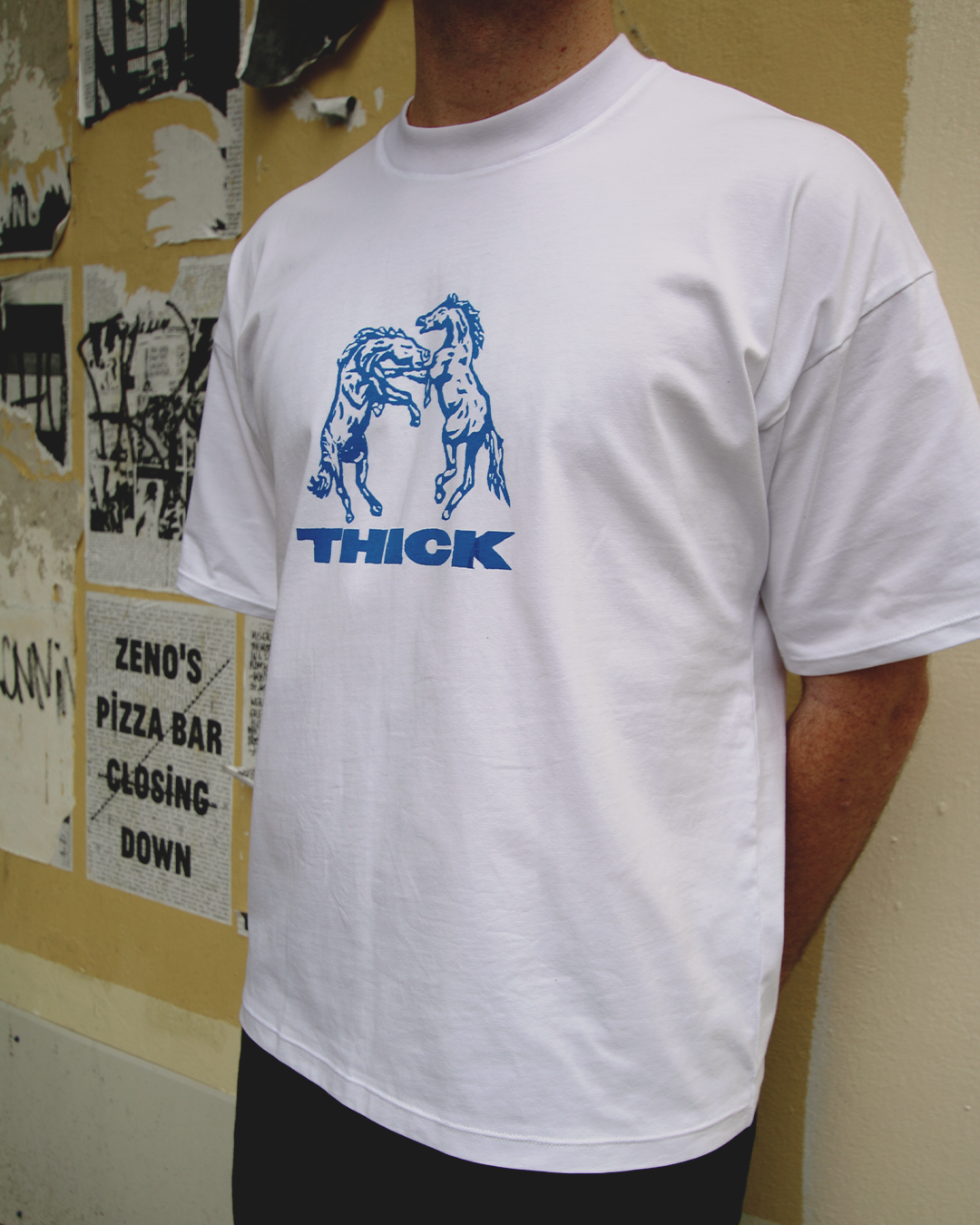 THICK - HORSE TEE - WHITE