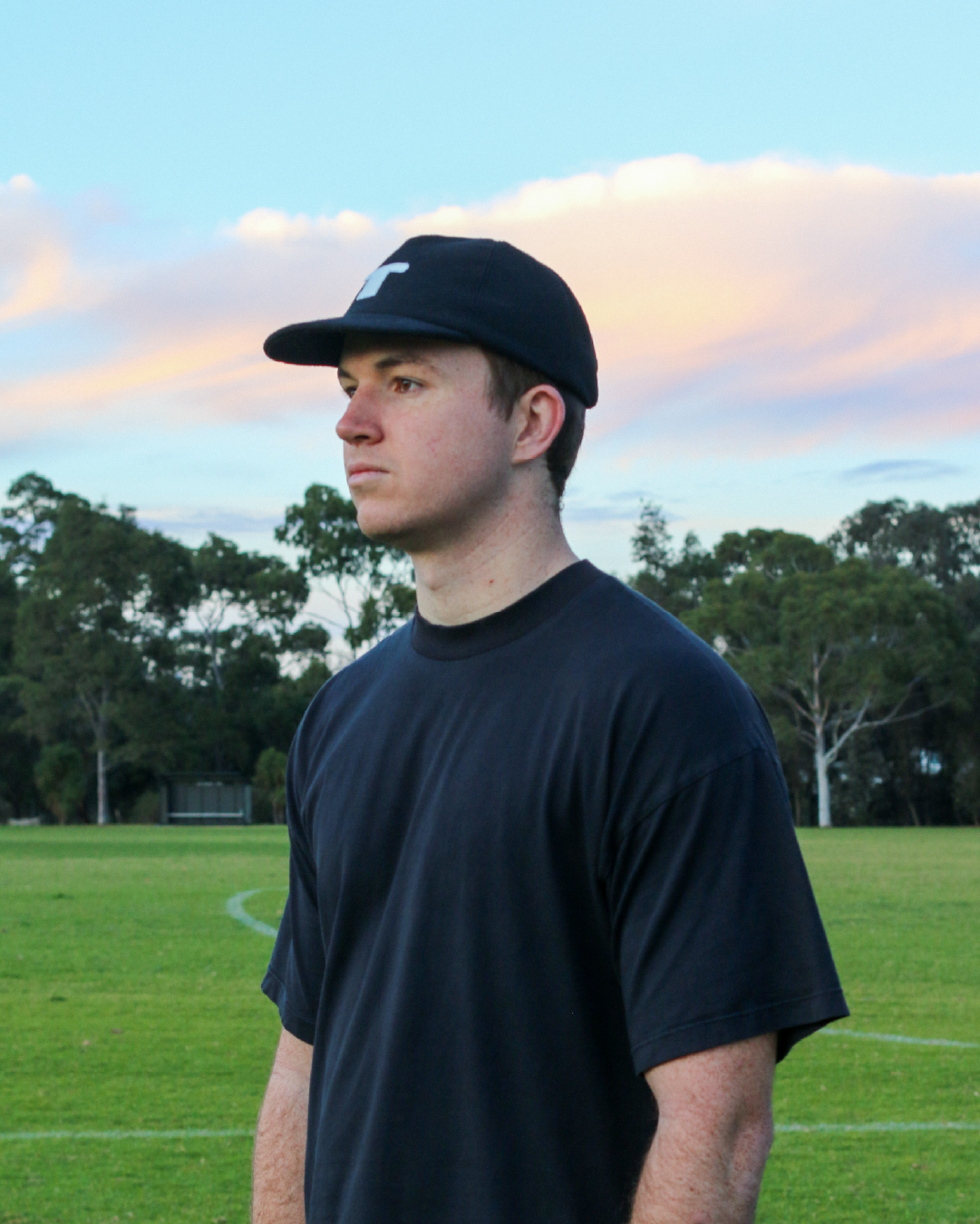 THICK - WOOL T 5 PANEL CAP - BLACK