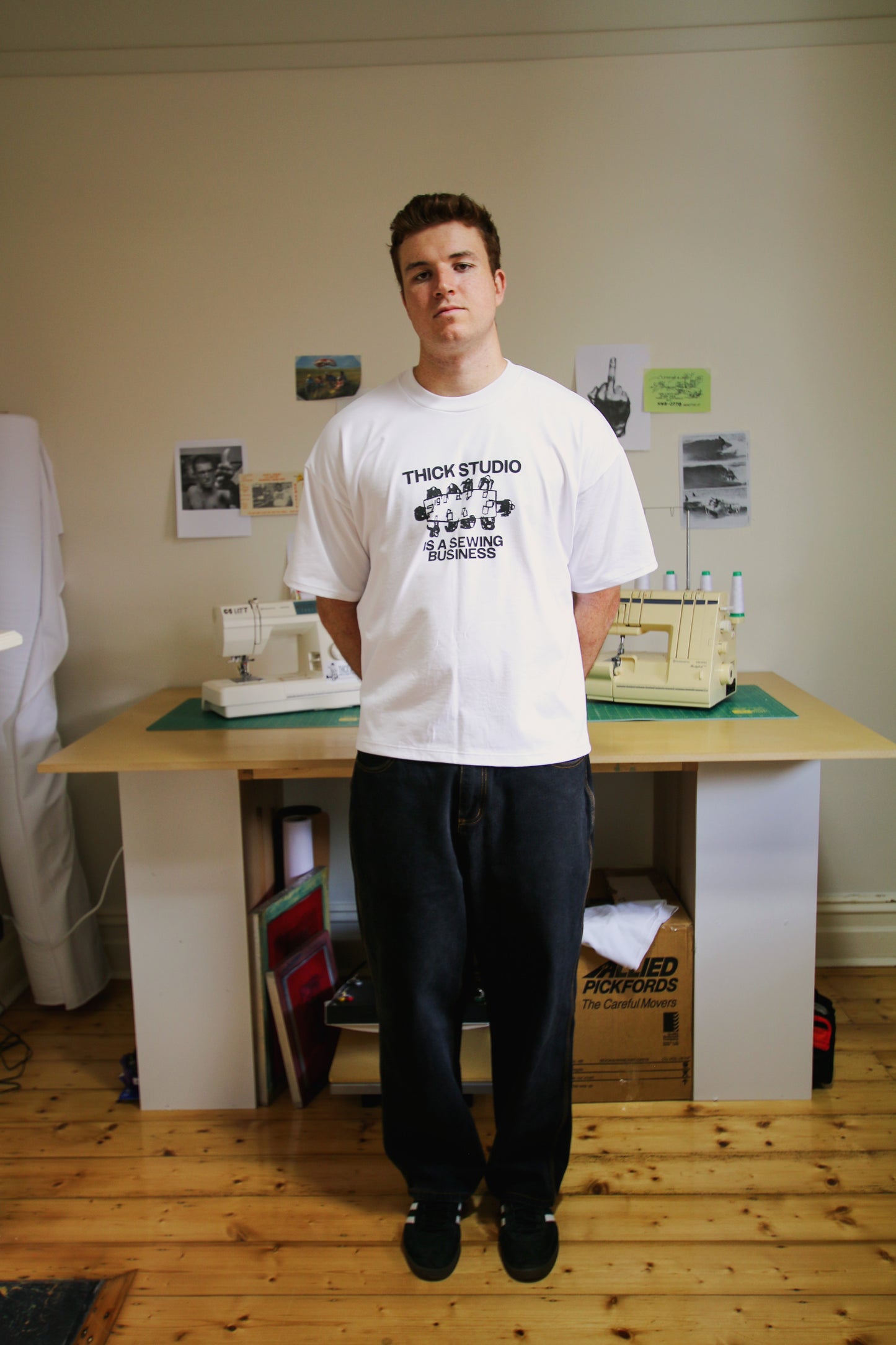 THICK - BUSINESS TEE - WHITE