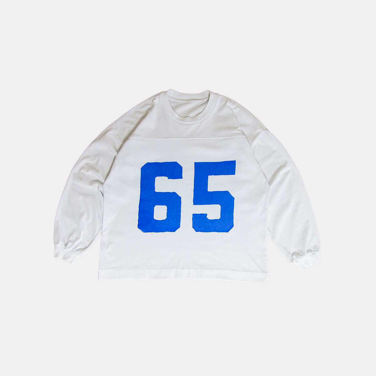 THICK - 65 JERSEY LONG SLEEVE -WHITE