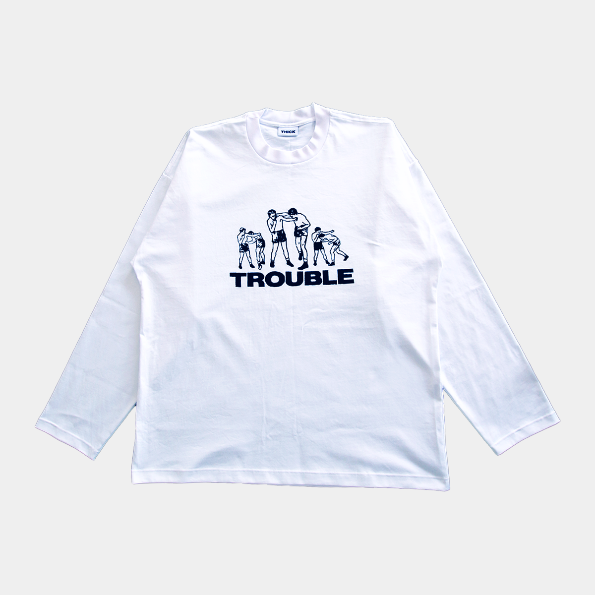 THICK - TROUBLE TEE - WHITE