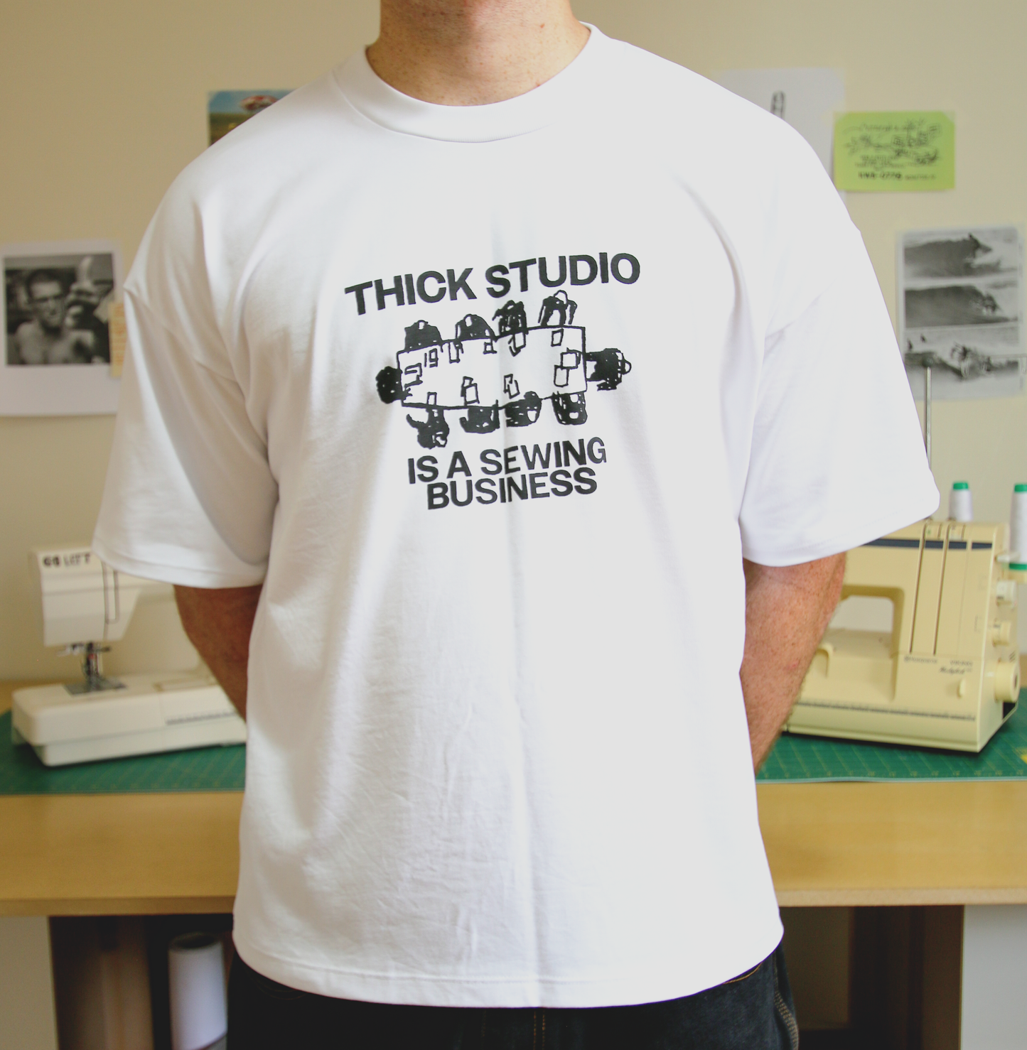 THICK - BUSINESS TEE - WHITE